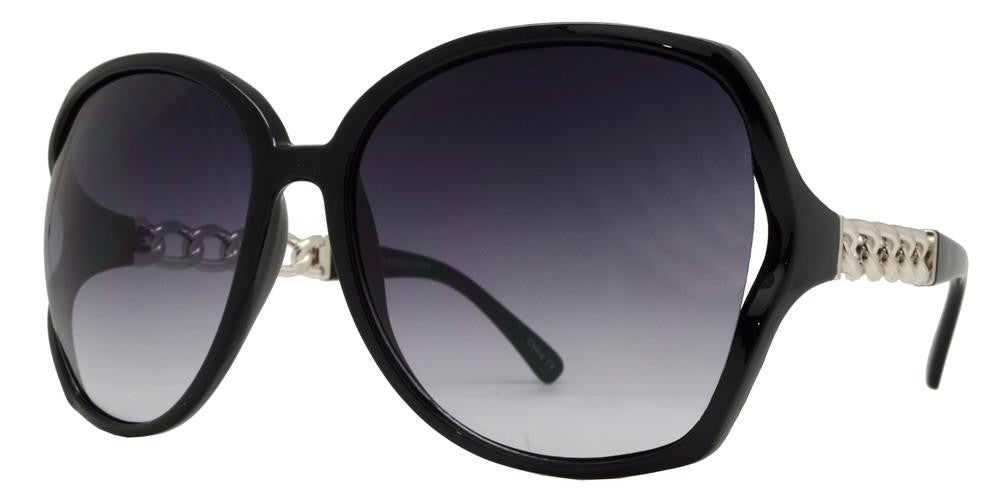 DS-8051 - Lentes plásticos tipo mariposa con varillas decoradas en cadena