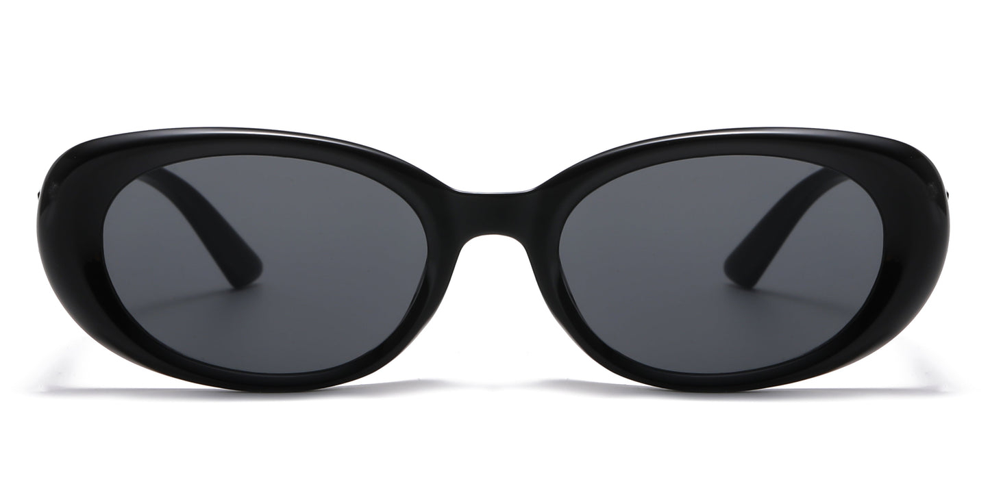 DS-2691 - Lentes de sol con diseño rectangular y armazón plástico