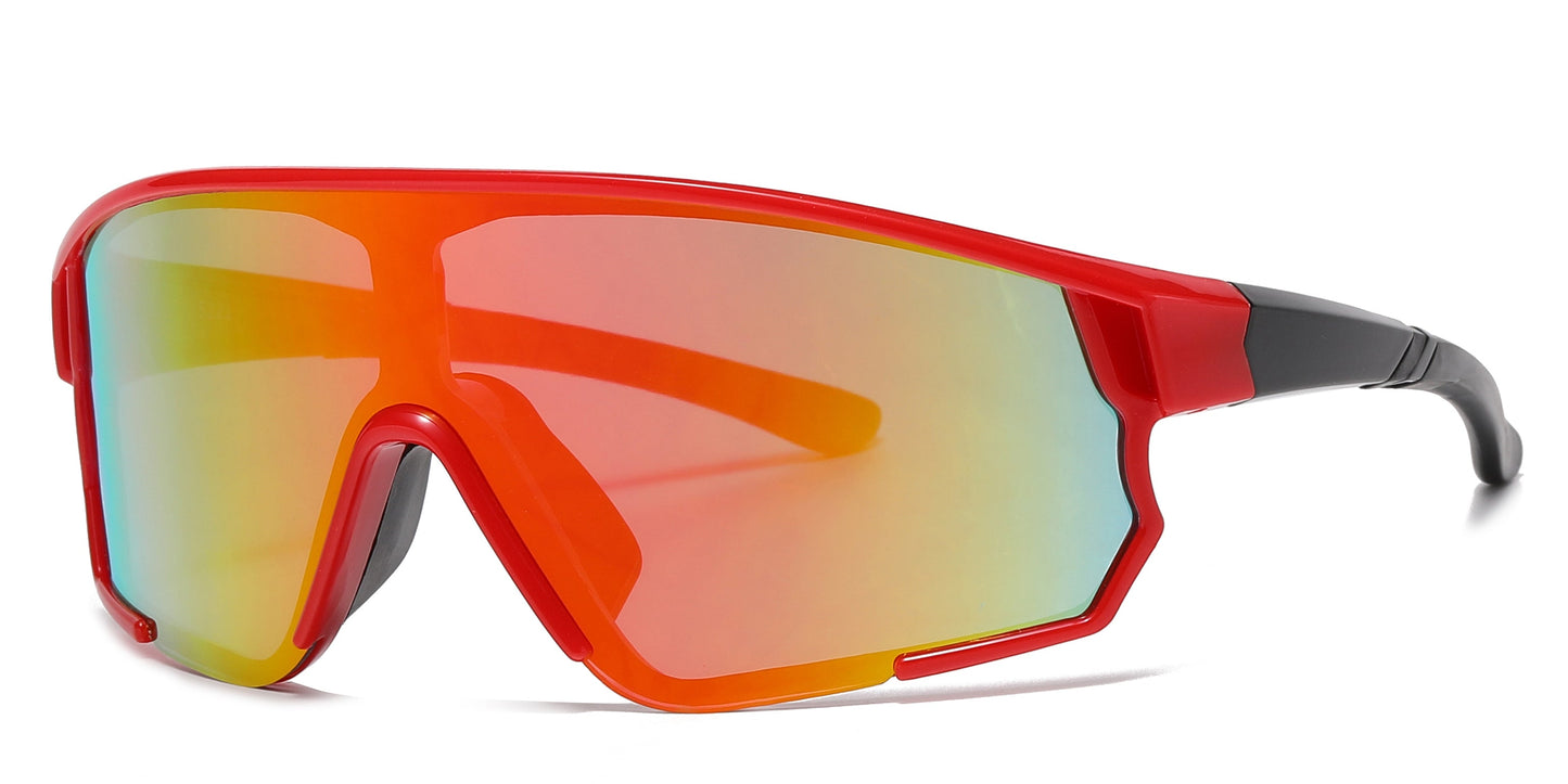 DS-5221 - Lentes deportivos con lente de una sola pieza y marco plástico
