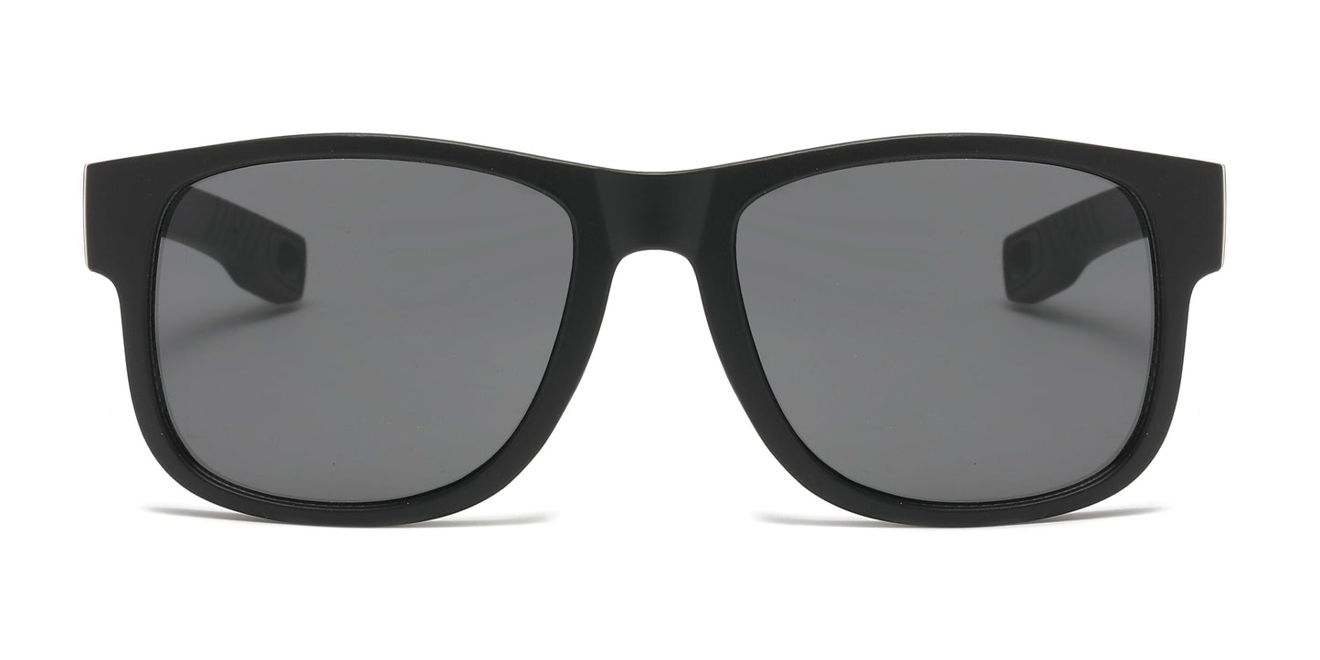 DS-6824 - Lentes deportivos con marco transparente y mica espejo de color