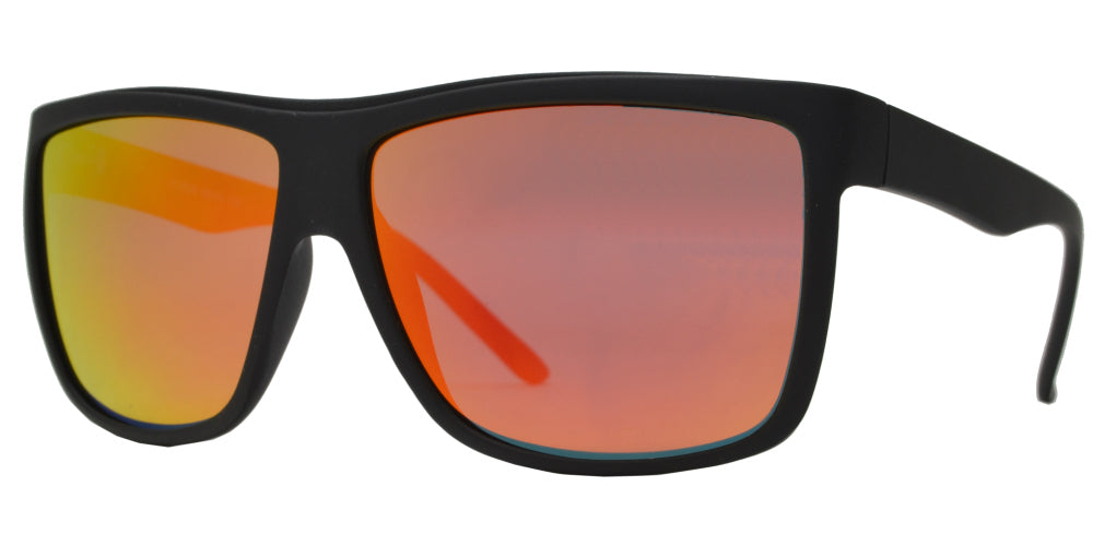 DS-8529 RVC - Lentes deportivos cuadrados grandes modernos con mica de espejo