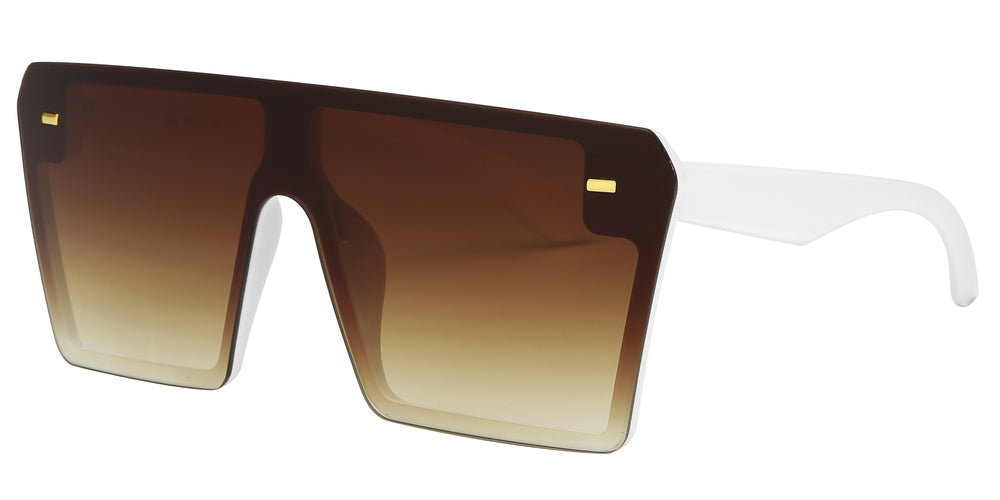DS-7964 - Lentes oversized con estilo Flat Top y marco moderno