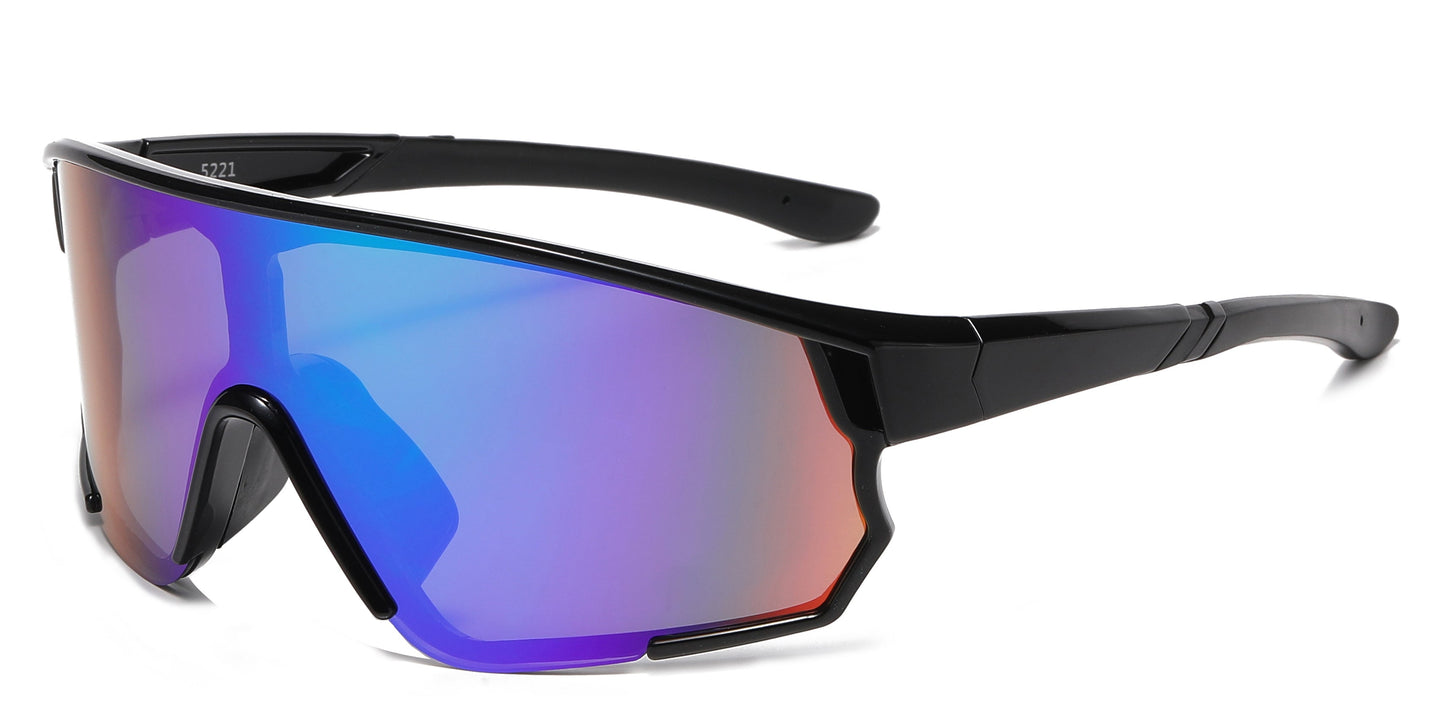 DS-5221 - Lentes deportivos con lente de una sola pieza y marco plástico