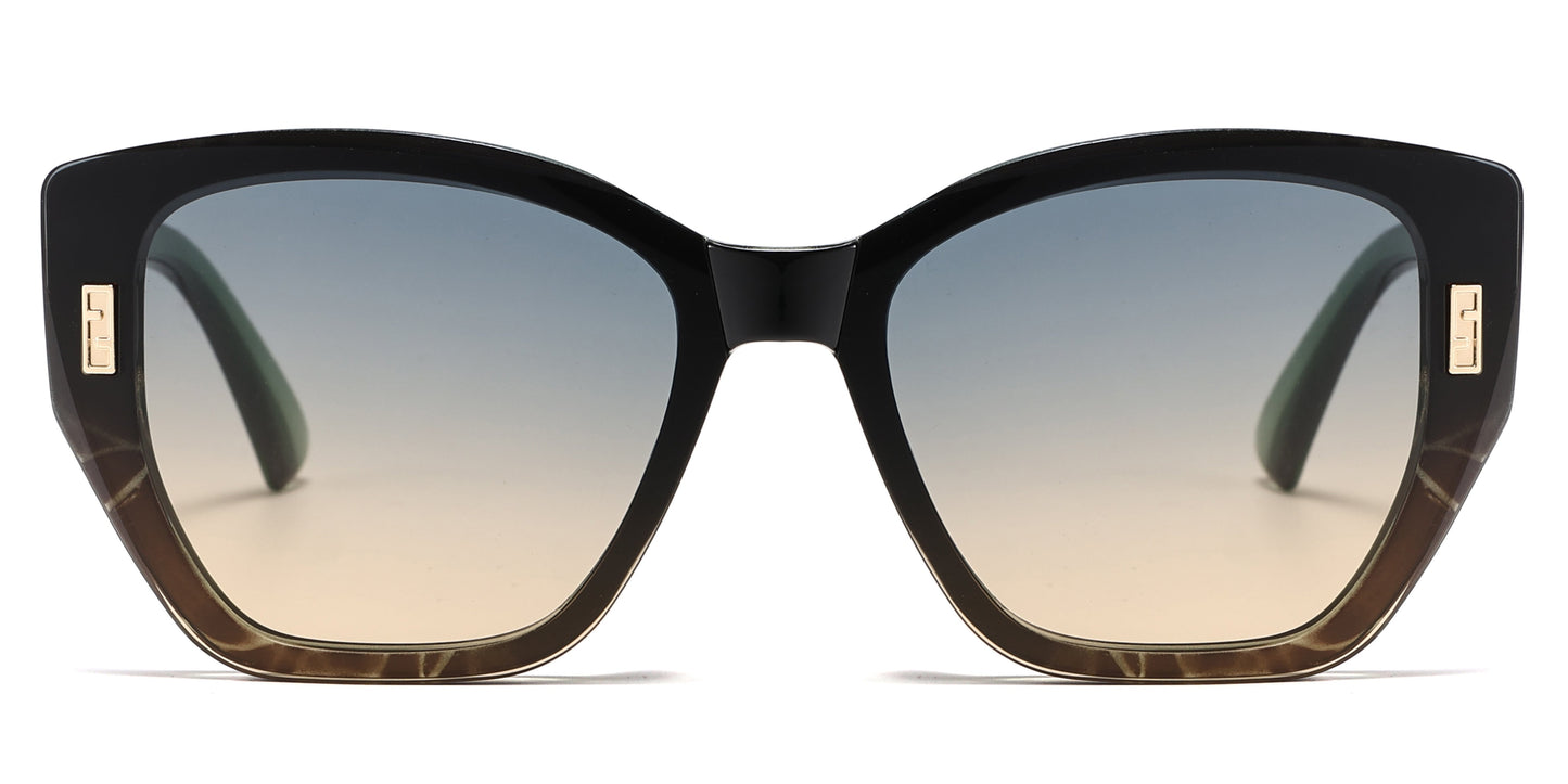 DS-2699 - Lentes estilo Cat Eye para mujer con marco plástico elegante