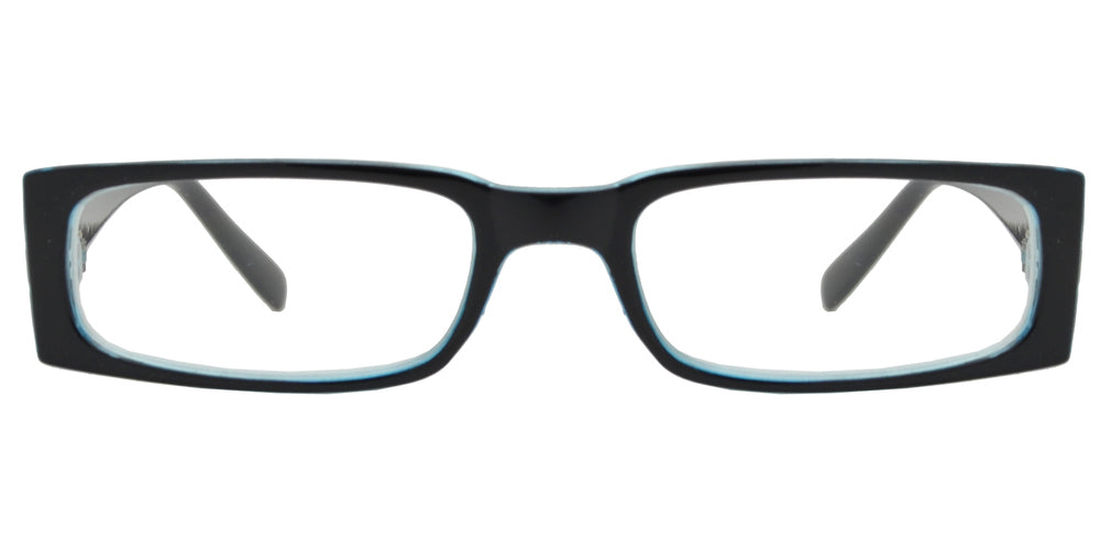 DS-RS 1209 (Tattoo) - Lentes de lectura rectangulares con varillas anchas decorativas (diseño Tattoo)