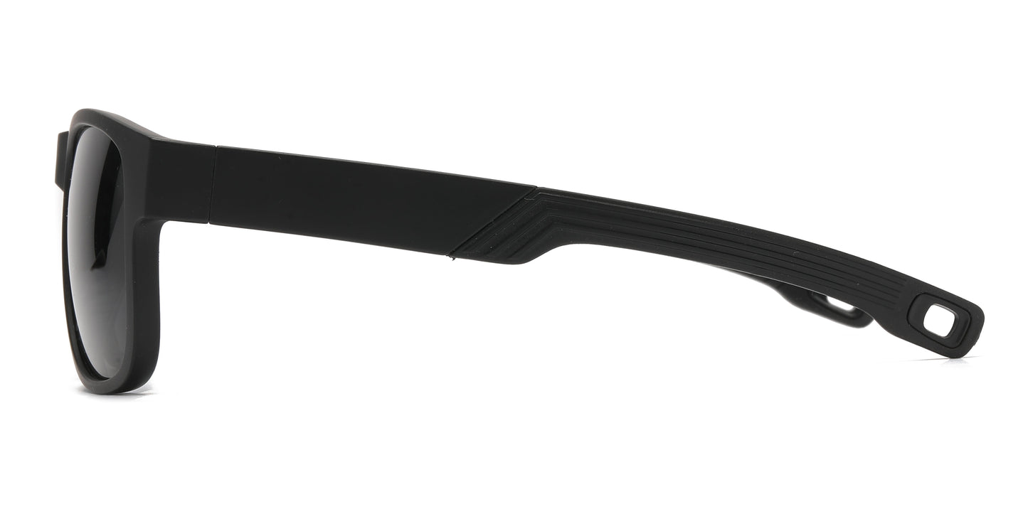 DS-6824 - Lentes deportivos con marco transparente y mica espejo de color