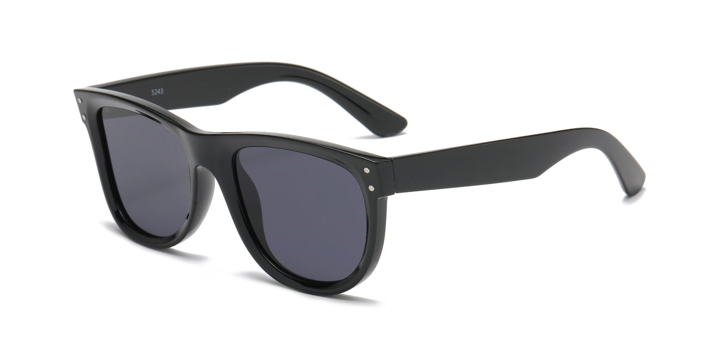 DS-5243 - Lentes de sol de moda con mica cóncava y marco plástico elegante