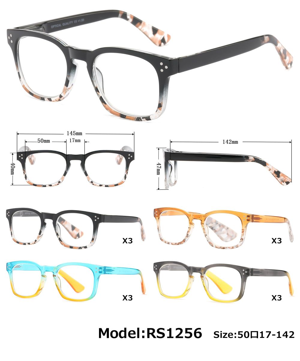 DS-RS 1256 - Lentes de lectura de plástico