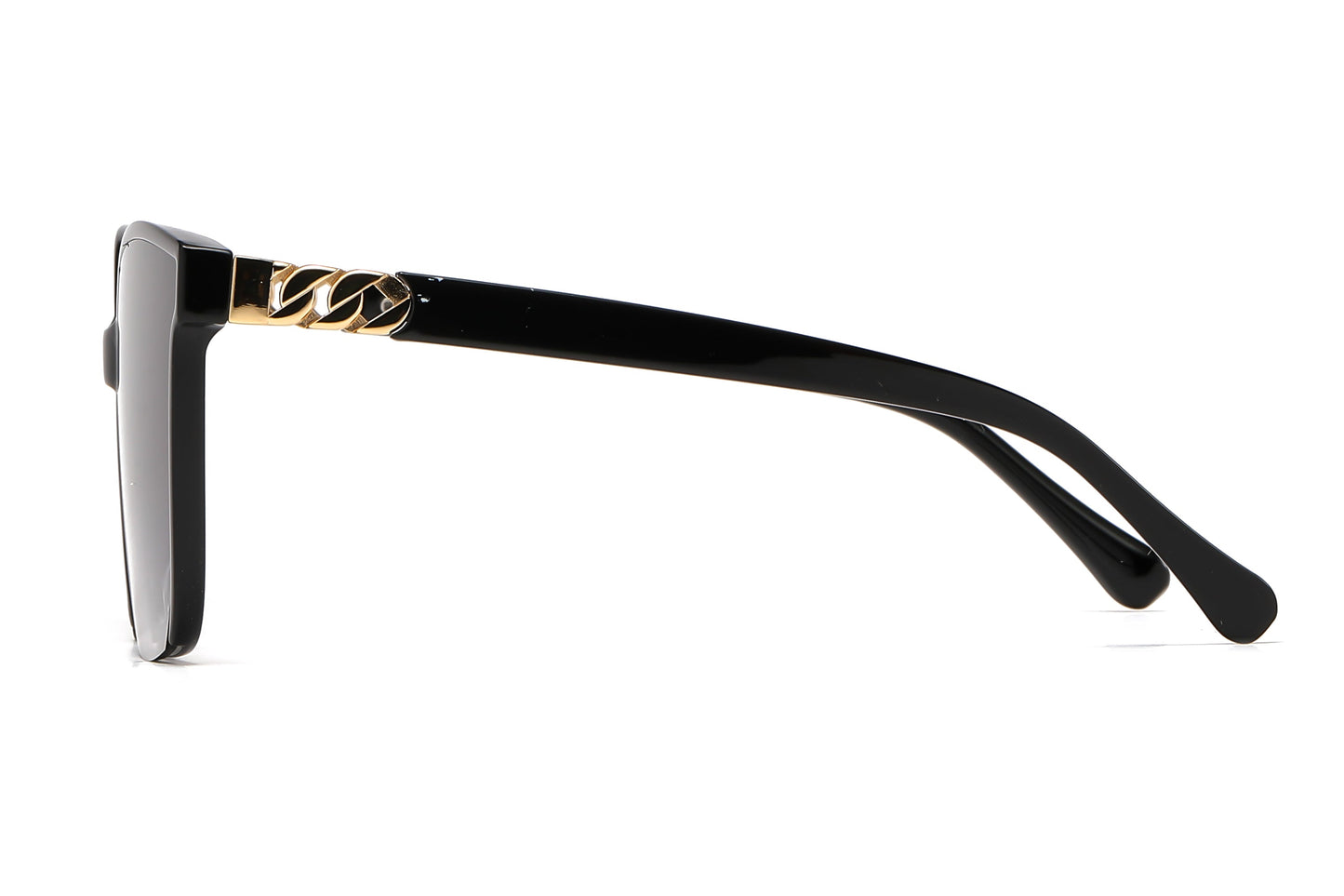 DS-2680 - Lentes de sol cuadrados estilo mariposa con mica plana
