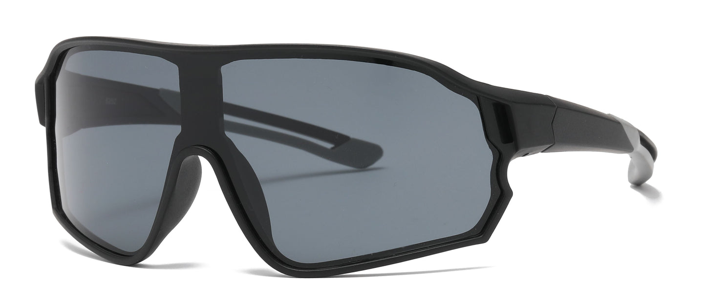 DS-5252 - Lentes deportivos de una sola pieza con diseño aerodinámico en plástico