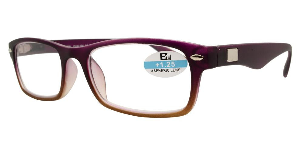 DS-RS 1112 +2.00 - Lentes de lectura rectangulares de plástico