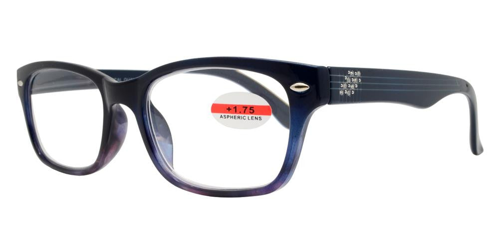 DS-RS 1158 - Lentes de lectura de plástico con detalles en pedrería