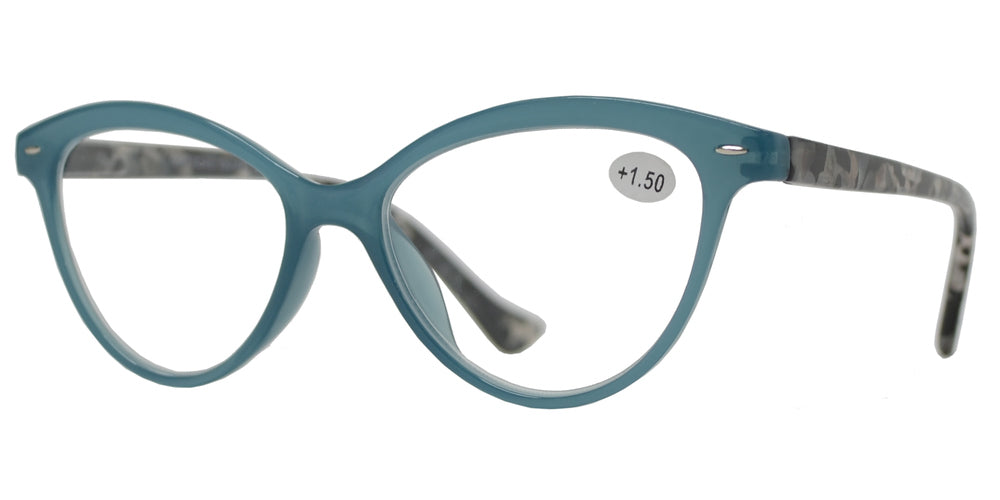DS-RS 1157 - Lentes de lectura Cat Eye de plástico para mujer