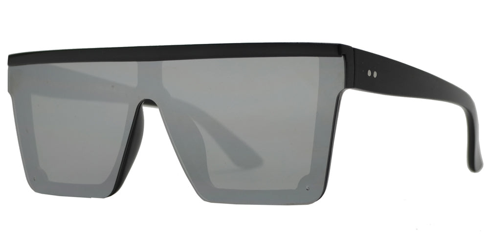DS-7994 - Lentes de sol retro Flat Top de una sola pieza con mica plana