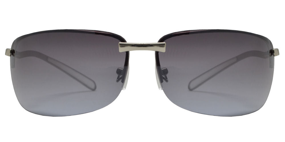 DS-5333 - Lentes deportivos sin montura con lente tipo smoke y marco metálico