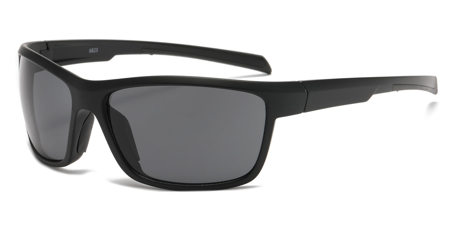DS-6823 - Lentes envolventes para hombre con diseño deportivo en plástico