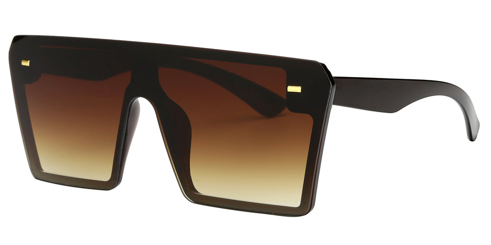 DS-7964 - Lentes oversized con estilo Flat Top y marco moderno