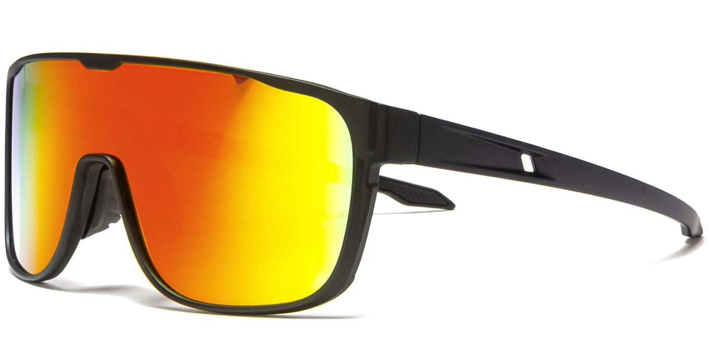 DS-6805 - Lentes tipo escudo de una sola pieza con armazón plástico envolvente