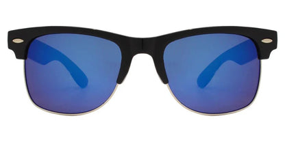 DS-7583 RVC - Lentes retro Horn Rimmed con mica espejo de color