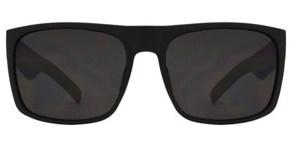 DS-7633 Black SD SFT - Lentes deportivos cuadrados clásicos en goma suave con mica súper oscura