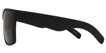 DS-7633 Black SD SFT - Lentes deportivos cuadrados clásicos en goma suave con mica súper oscura