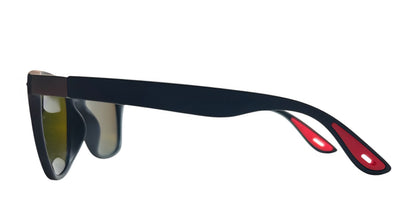 EK-1698 Lentes de Sol Polarizados tipo wayfarer con mica tipo espejo