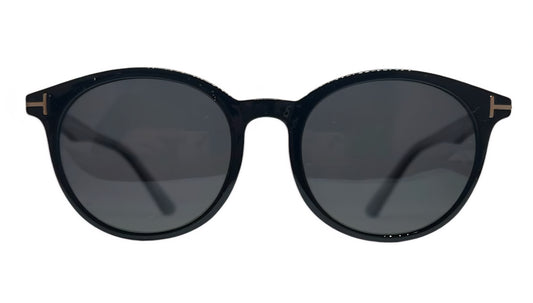EK-2405 – Lentes de Sol Redondos de Policarbonato con Acabado Brillante y Patas Reforzadas