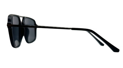 EK-6250 – Lentes de Sol Cuadrados con Puente Metálico y Acabado Opaco