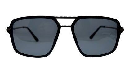 EK-6250 – Lentes de Sol Cuadrados con Puente Metálico y Acabado Opaco