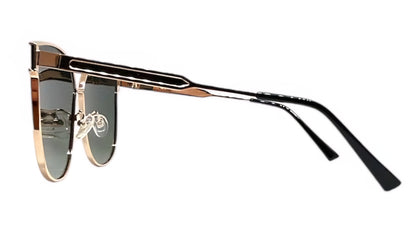 EK-7209 – Lentes de Sol Cat Eye Metálicos en Rose Gold con Mica Degradada