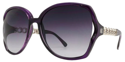 DS-8051 - Lentes plásticos tipo mariposa con varillas decoradas en cadena