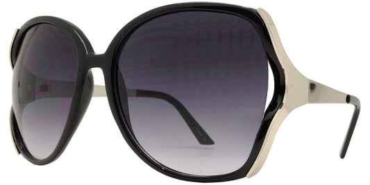 DS-7275 - Lentes tipo mariposa grandes con diseño calado para mujer