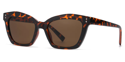 DS-2694 - Lentes de sol pequeños estilo Cat Eye con marco plástico