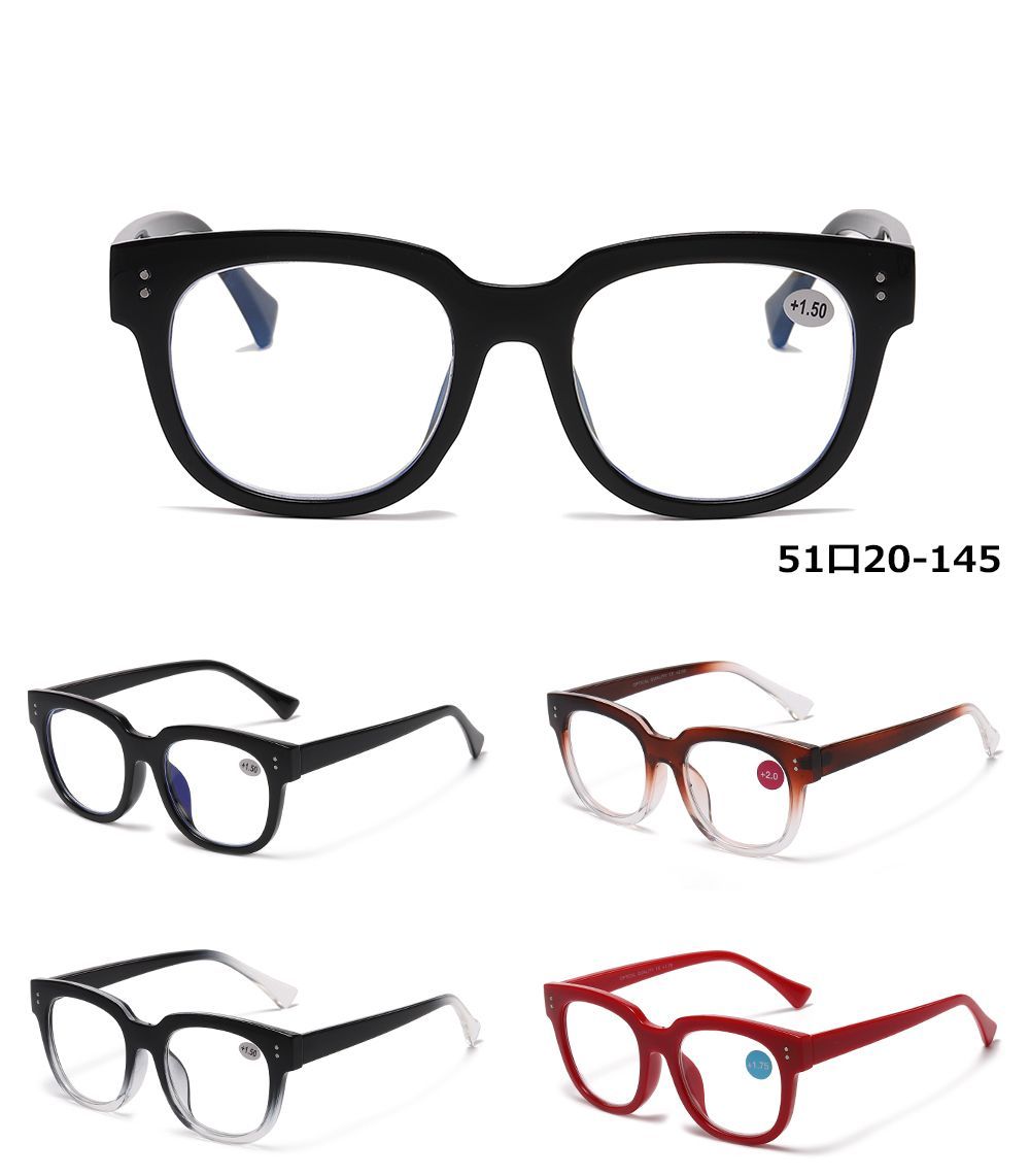 DS-RS 1243 - Lentes de lectura redondos de plástico