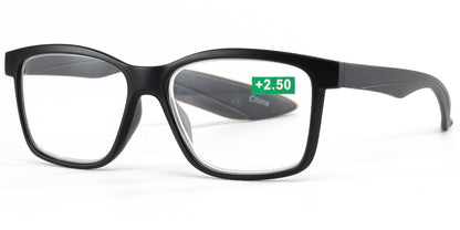 DS-RS 1254 - Lentes de lectura rectangulares de plástico