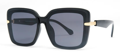 DS-8136 - Lentes cuadrados con mica plana y diseño moderno en plástico