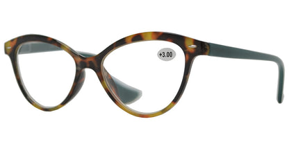 DS-RS 1157 - Lentes de lectura Cat Eye de plástico para mujer