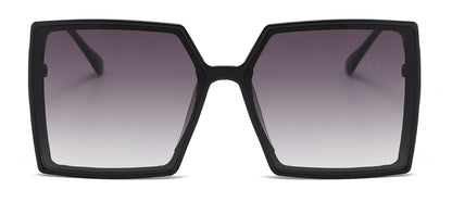 DS-8000 - Lentes cuadrados con mica plana y marco plástico de estilo moderno