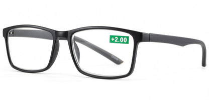 DS-RS 1253 - Lentes de lectura rectangulares de plástico