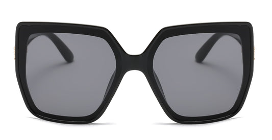 DS-8025 - Lentes estilo mariposa de moda con piedras brillantes y marco plástico