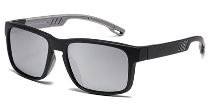 DS-6847 - Lentes deportivos con puente tipo keyhole y marco plástico estilizado