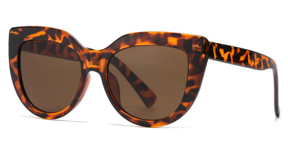 DS-2690 - Lentes de sol grandes estilo Cat Eye para mujer con marco plástico