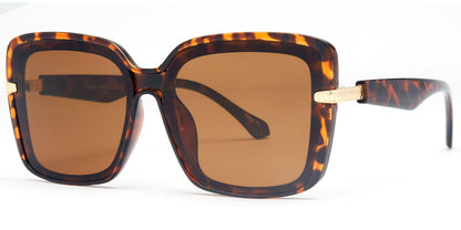 DS-8136 - Lentes cuadrados con mica plana y diseño moderno en plástico
