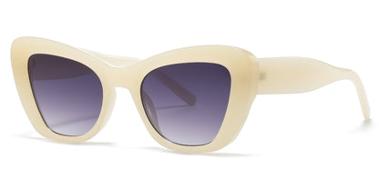DS-2686 - Lentes de sol estilo Cat Eye para mujer con marco plástico