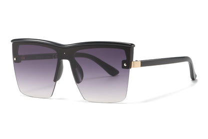 DS-8030 - Lentes de sol de estilo cuadrado de una sola pieza y estilo minimalista
