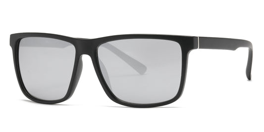 DS-6820 - Lentes deportivos cuadrados para hombre con armazón plástico moderno