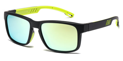 DS-6847 - Lentes deportivos con puente tipo keyhole y marco plástico estilizado