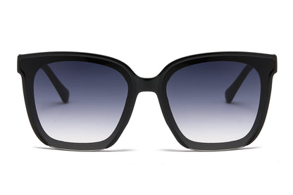 DS-2680 - Lentes de sol cuadrados estilo mariposa con mica plana