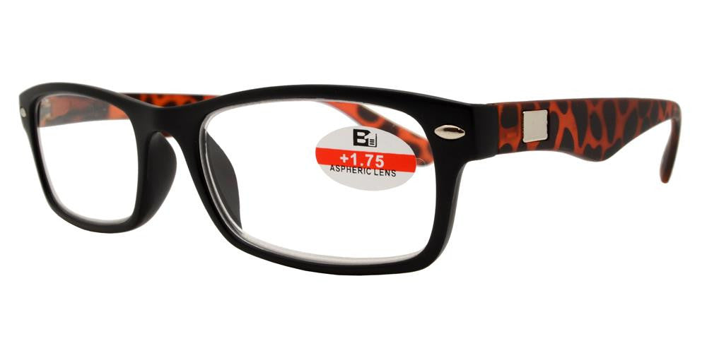 DS-RS 1112 +2.00 - Lentes de lectura rectangulares de plástico
