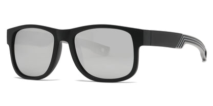 DS-6824 - Lentes deportivos con marco transparente y mica espejo de color
